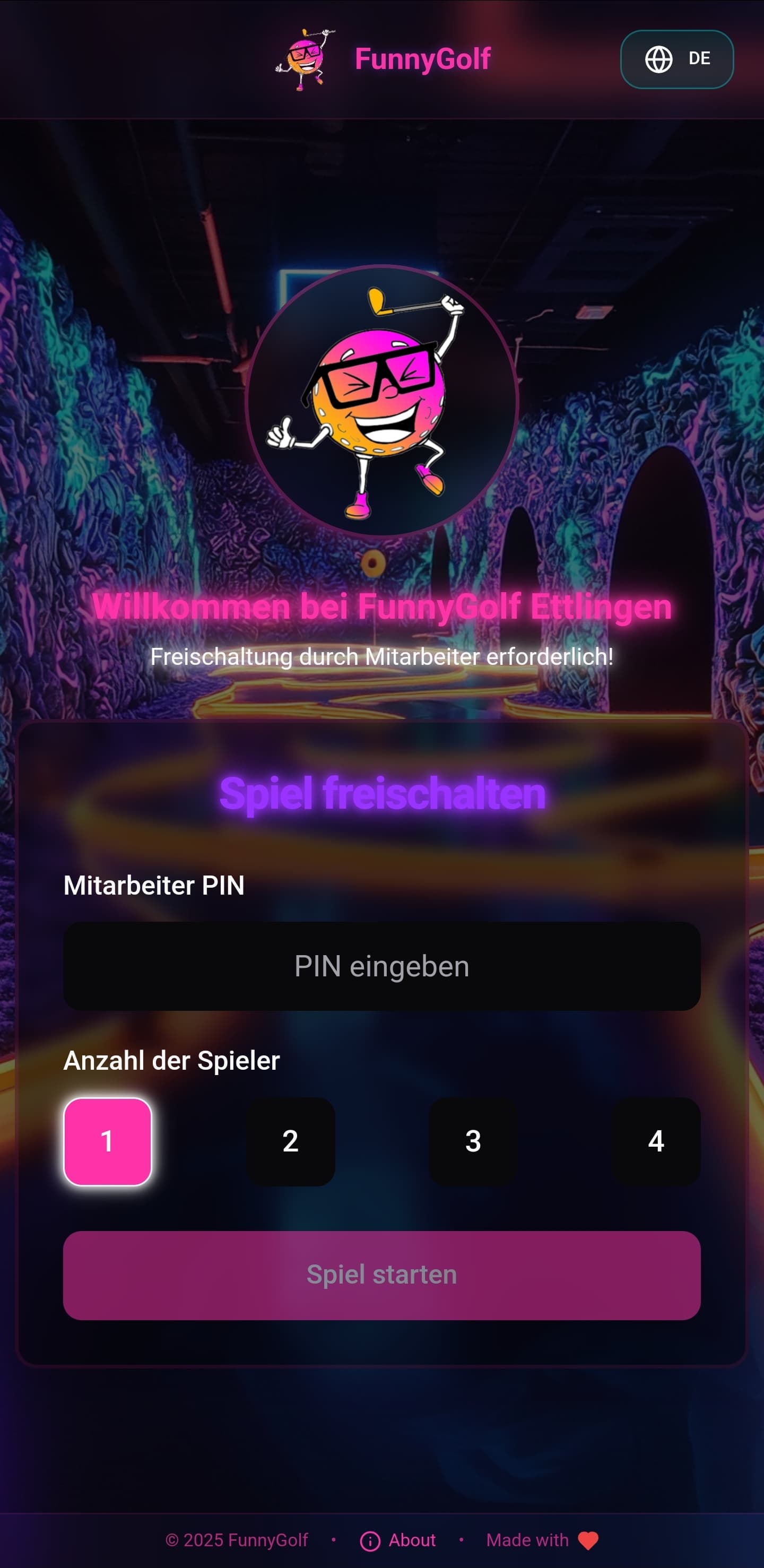 FunnyGolf Play Companion App · 2