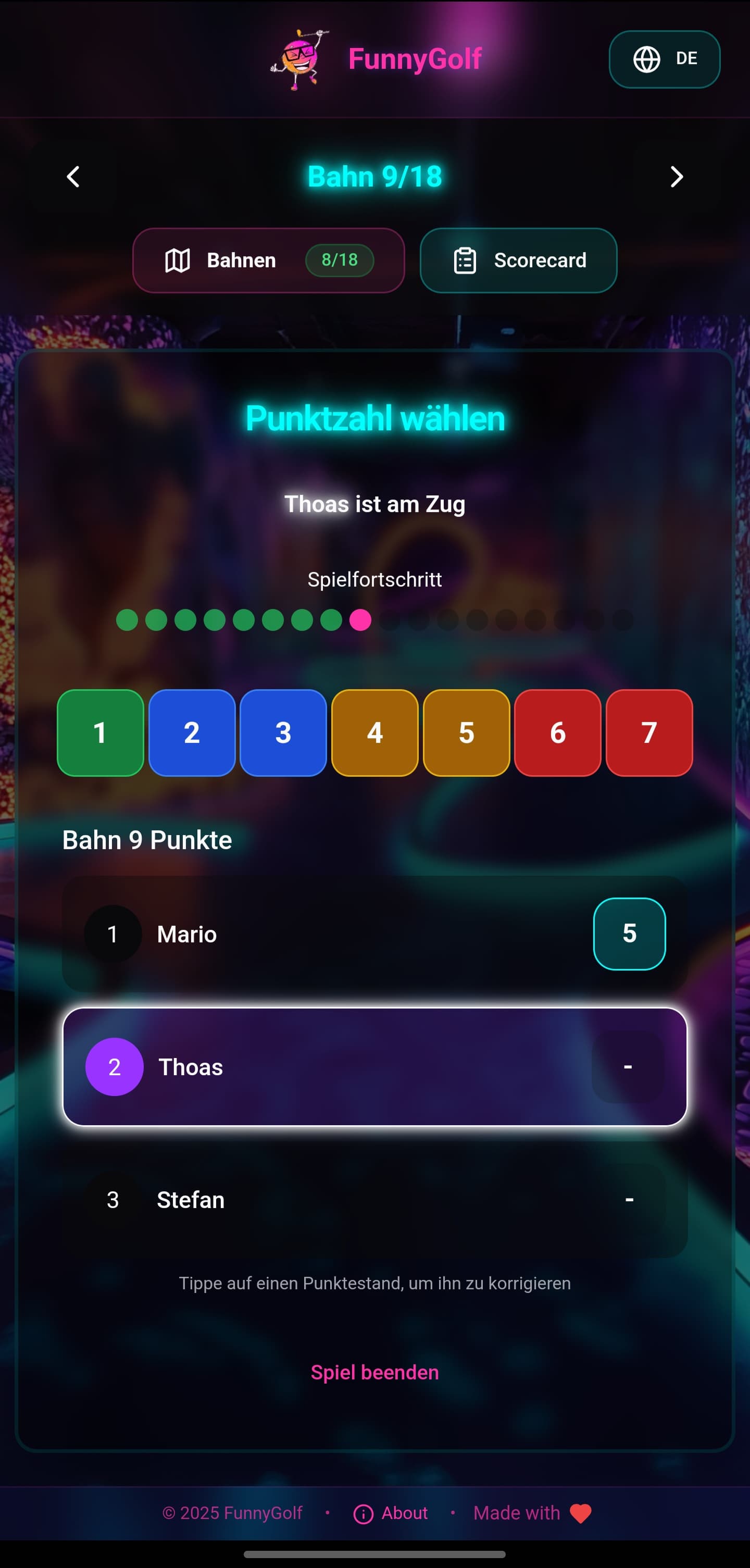 FunnyGolf Play Companion App · 4