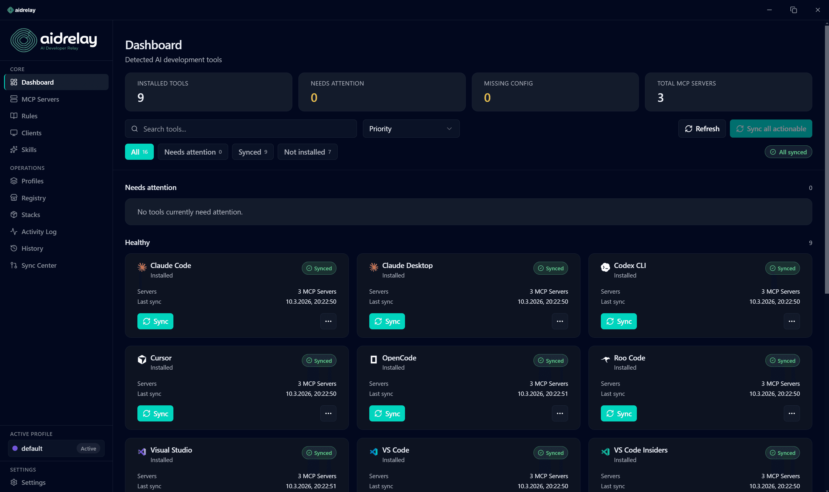 aidrelay — Screenshot