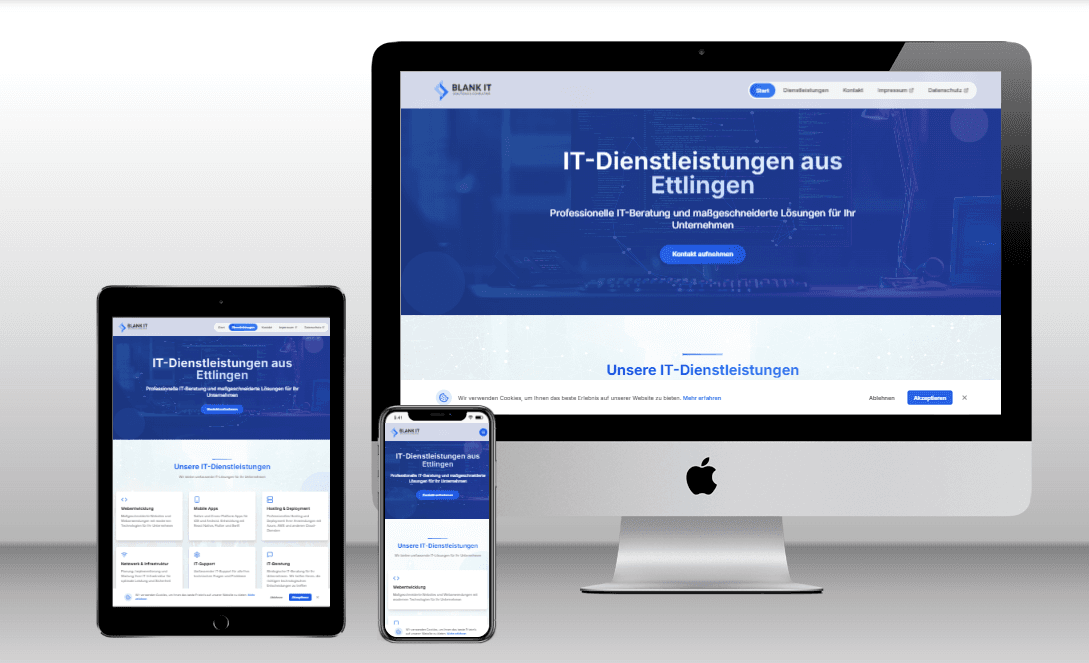 Blank IT Solutions — Screenshot